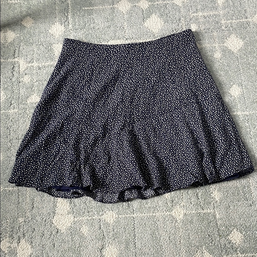 Banana Republic Black Skater Mini Skirt Casual